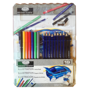 Zestaw artystyczny R&L Illustration Artist Pack, 19 elementów